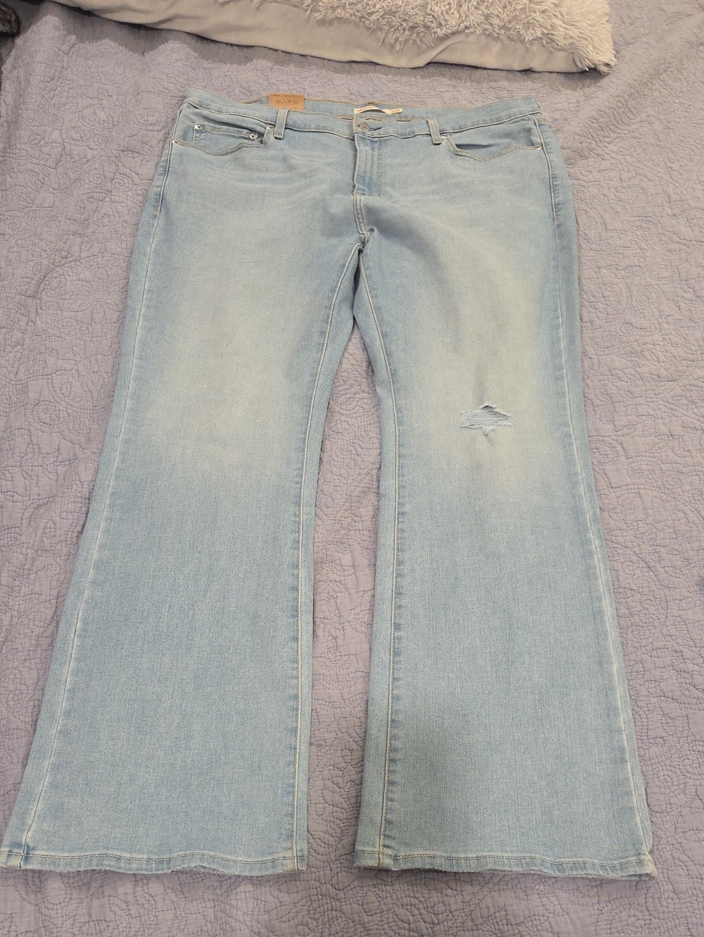 Levi's Light Blue Bootcut Jeans Size 20W, New With Tags!
